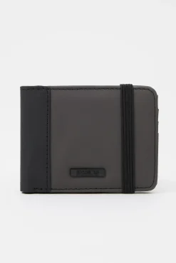 Inside Cartera Cierre Elastico Hombre Gris Oscuro Outlet