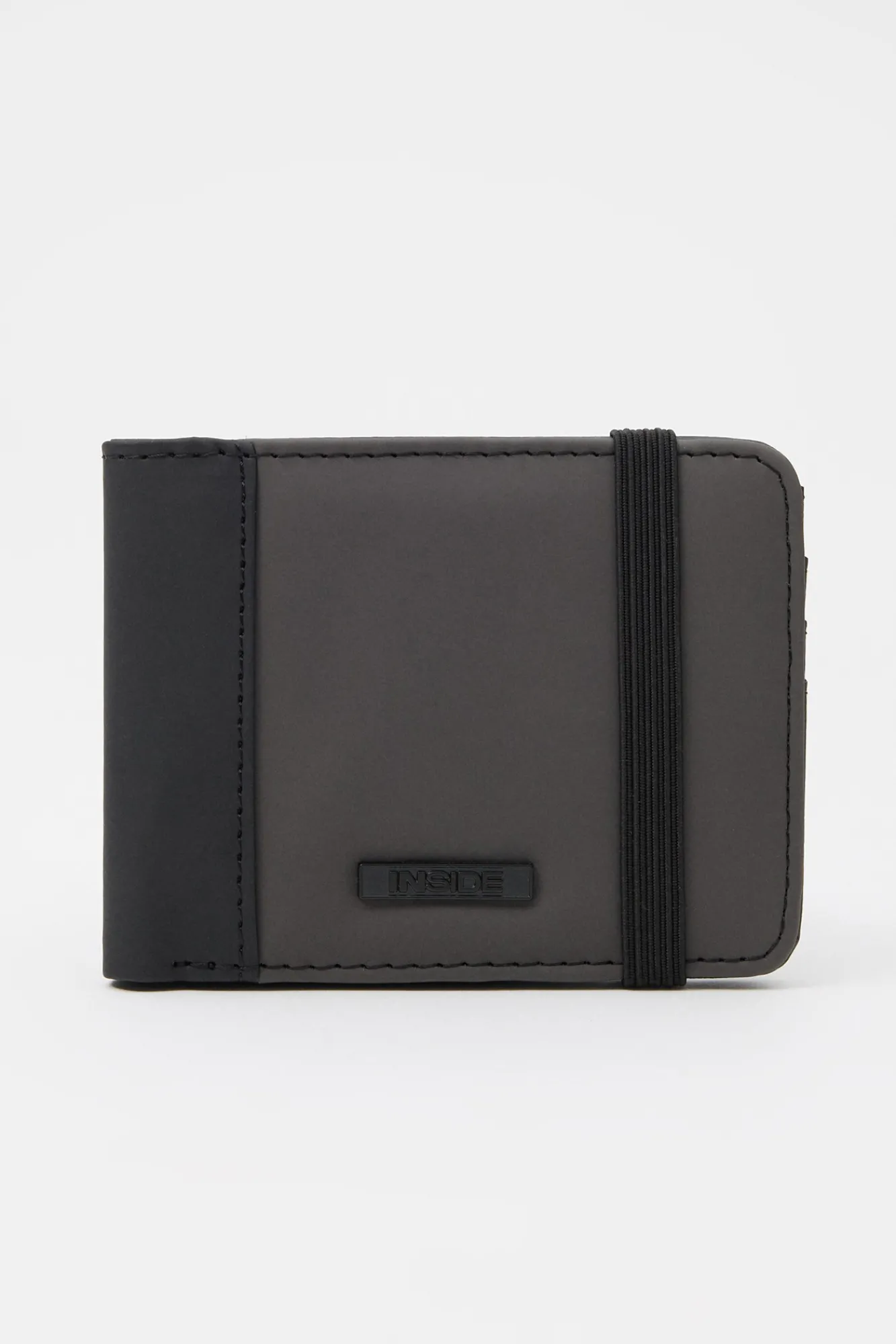 Inside Cartera Cierre Elastico Hombre Gris Oscuro Outlet