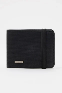 Inside Cartera Cierre Elastico Hombre Negro Discount