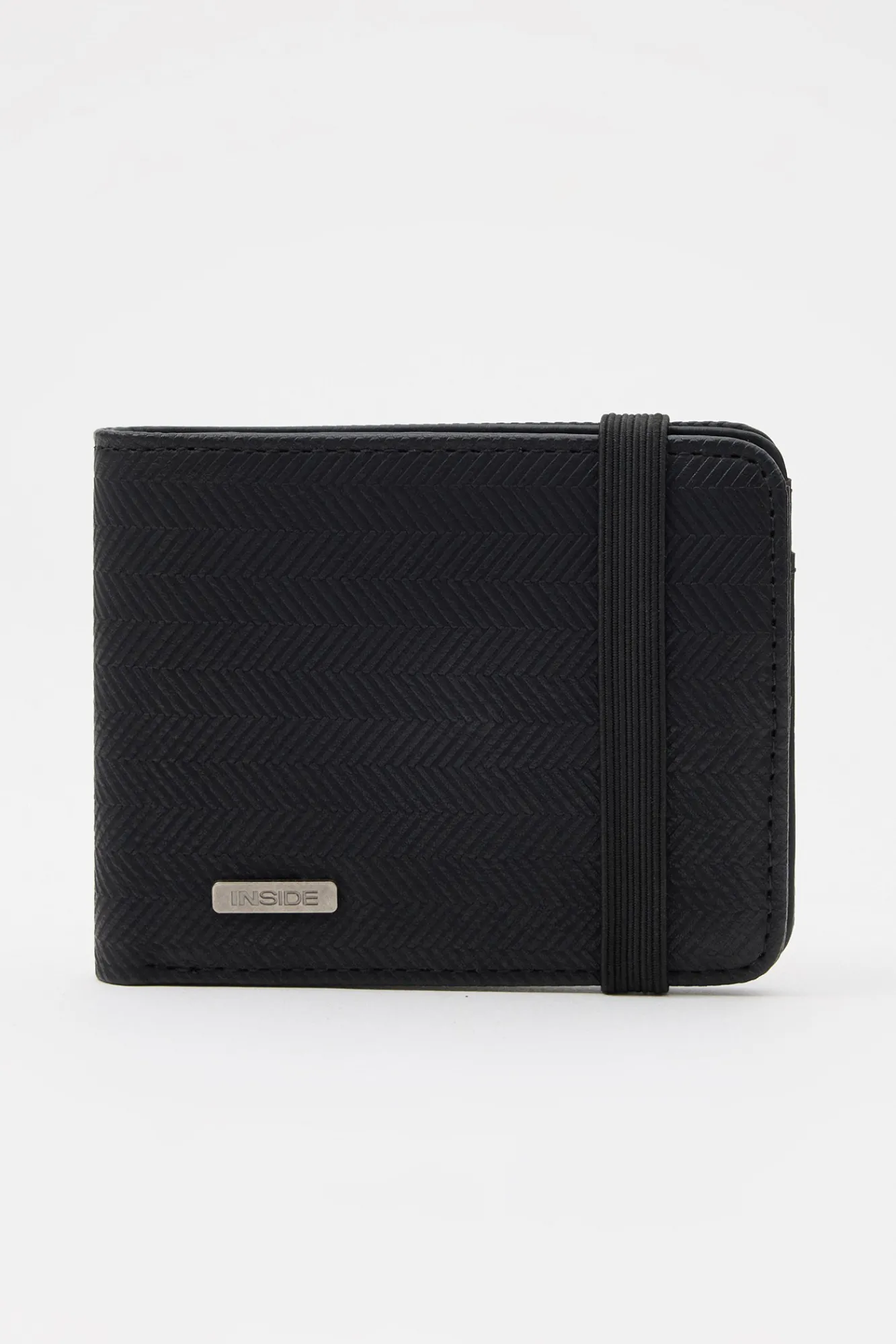 Inside Cartera Cierre Elastico Hombre Negro Discount