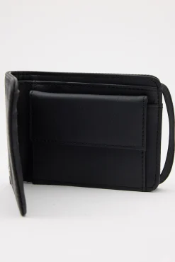Inside Cartera Cierre Elastico Hombre Negro Discount