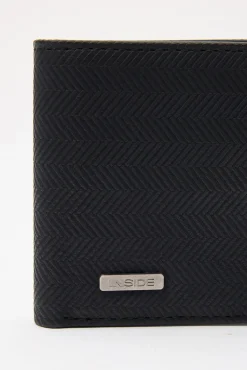 Inside Cartera Cierre Elastico Hombre Negro Discount