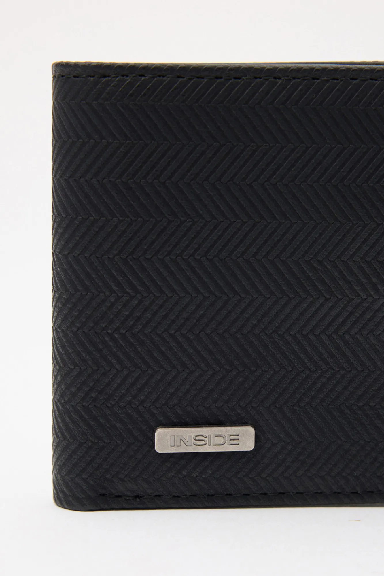 Inside Cartera Cierre Elastico Hombre Negro Discount