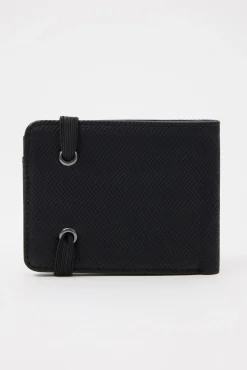 Inside Cartera Cierre Elastico Hombre Negro Discount
