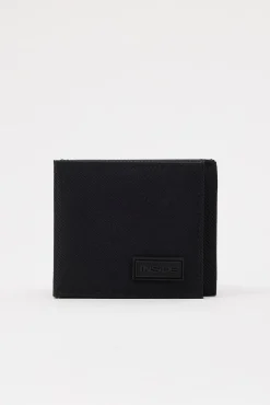 Inside Cartera Nylon Con Textura Negro