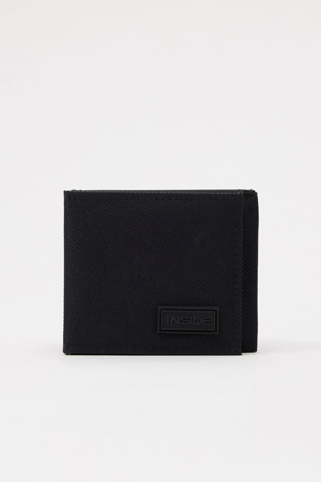 Inside Cartera Nylon Con Textura Negro