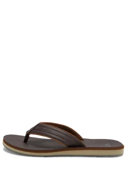 Quiksilver Carver Nubuck - Sandalias Para Hombre Marron Oscuro Clearance