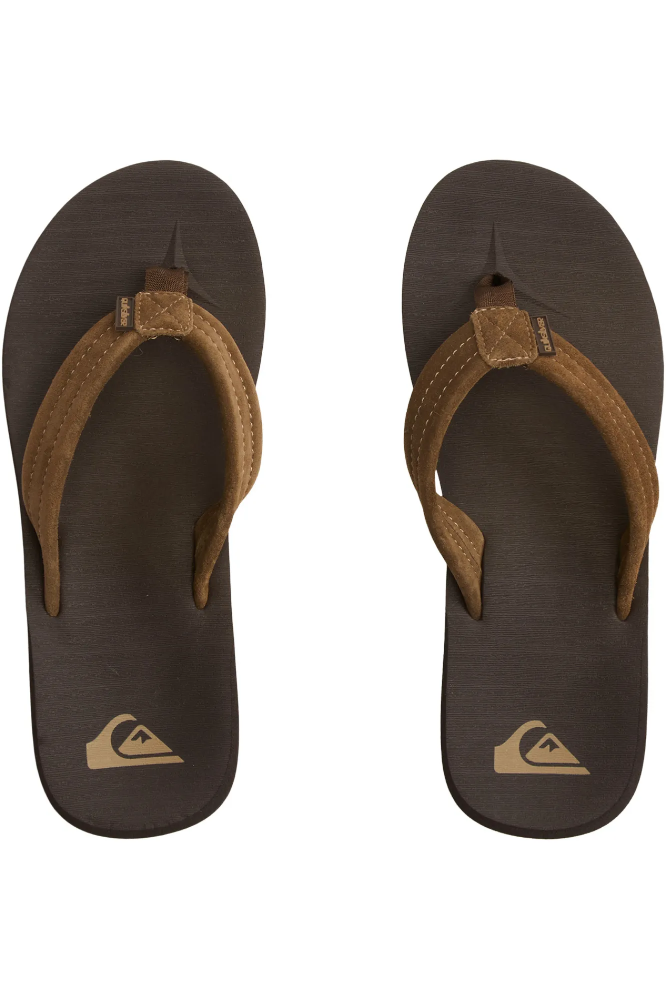 Quiksilver Carver Suede Core - Sandalias Para Hombre Marron Medio New