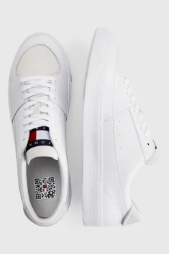 Tommy Jeans Casco Vulcanizado Hombre Blanco Discount