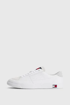 Tommy Jeans Casco Vulcanizado Hombre Blanco Discount
