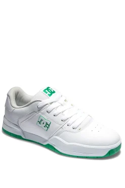 DC Shoes Central - Zapatillas De Cuero Para Hombre Blanco Outlet
