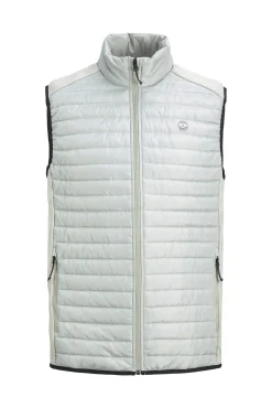 Jack & Jones Chaleco Acolchado Gris Medio Best