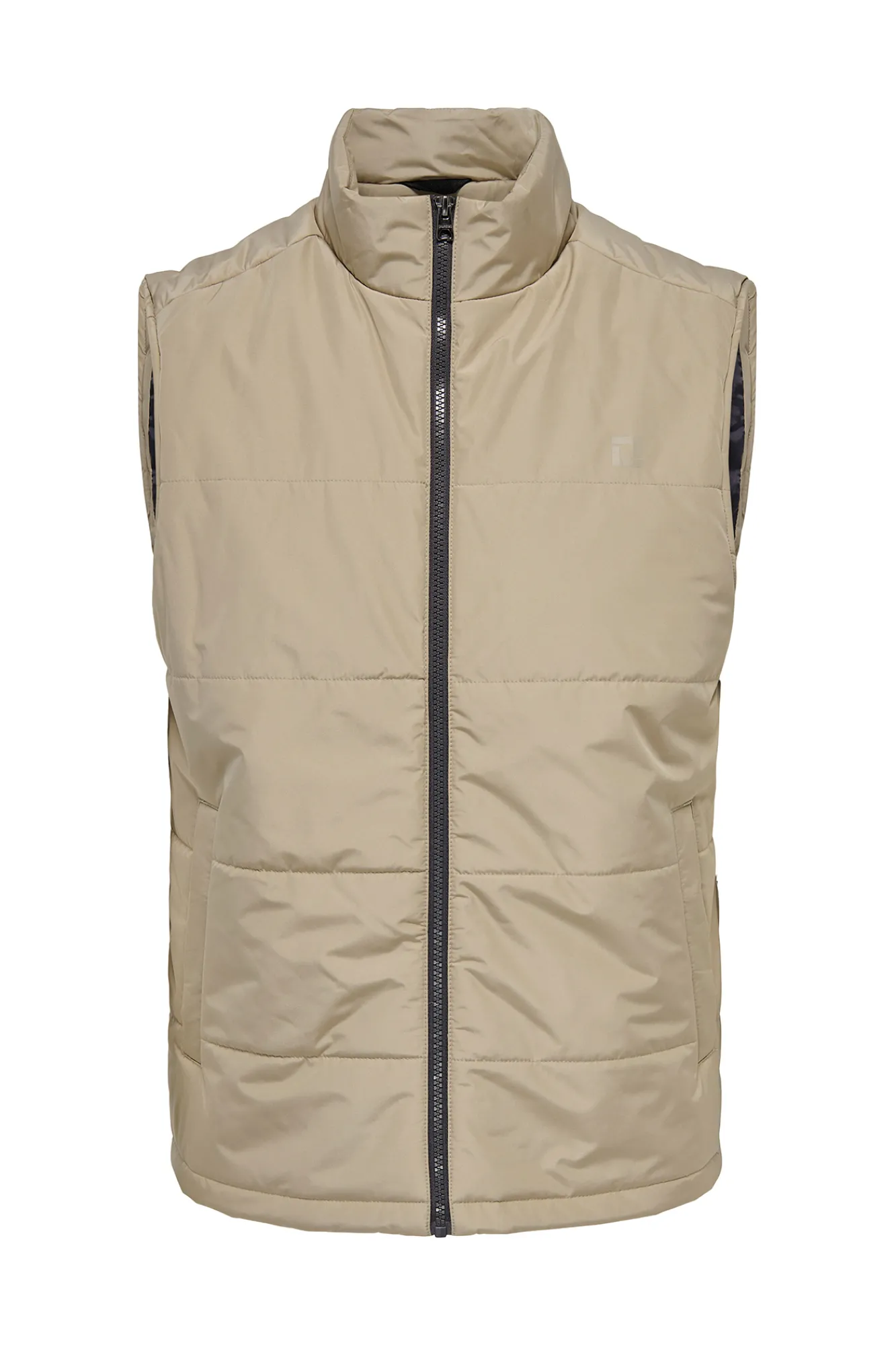Only & Sons Chaleco Acolchado Marron Medio Hot