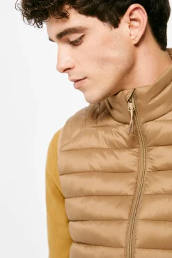 * Chaleco Acolchado Beige Hot