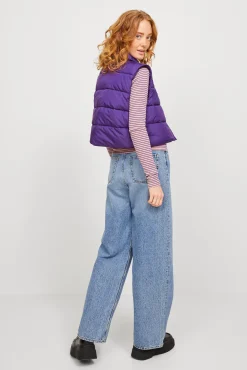 Jack & Jones Chaleco Acolchado Morado Best