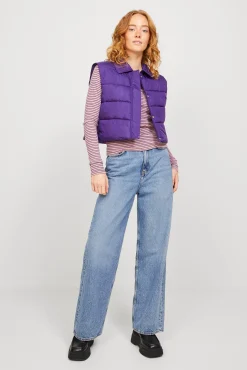 Jack & Jones Chaleco Acolchado Morado Best