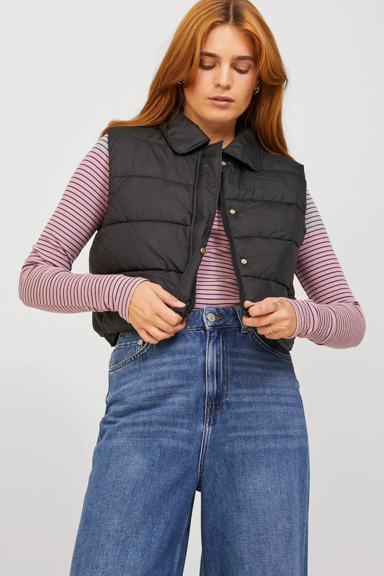 Jack & Jones Chaleco Acolchado Negro Discount