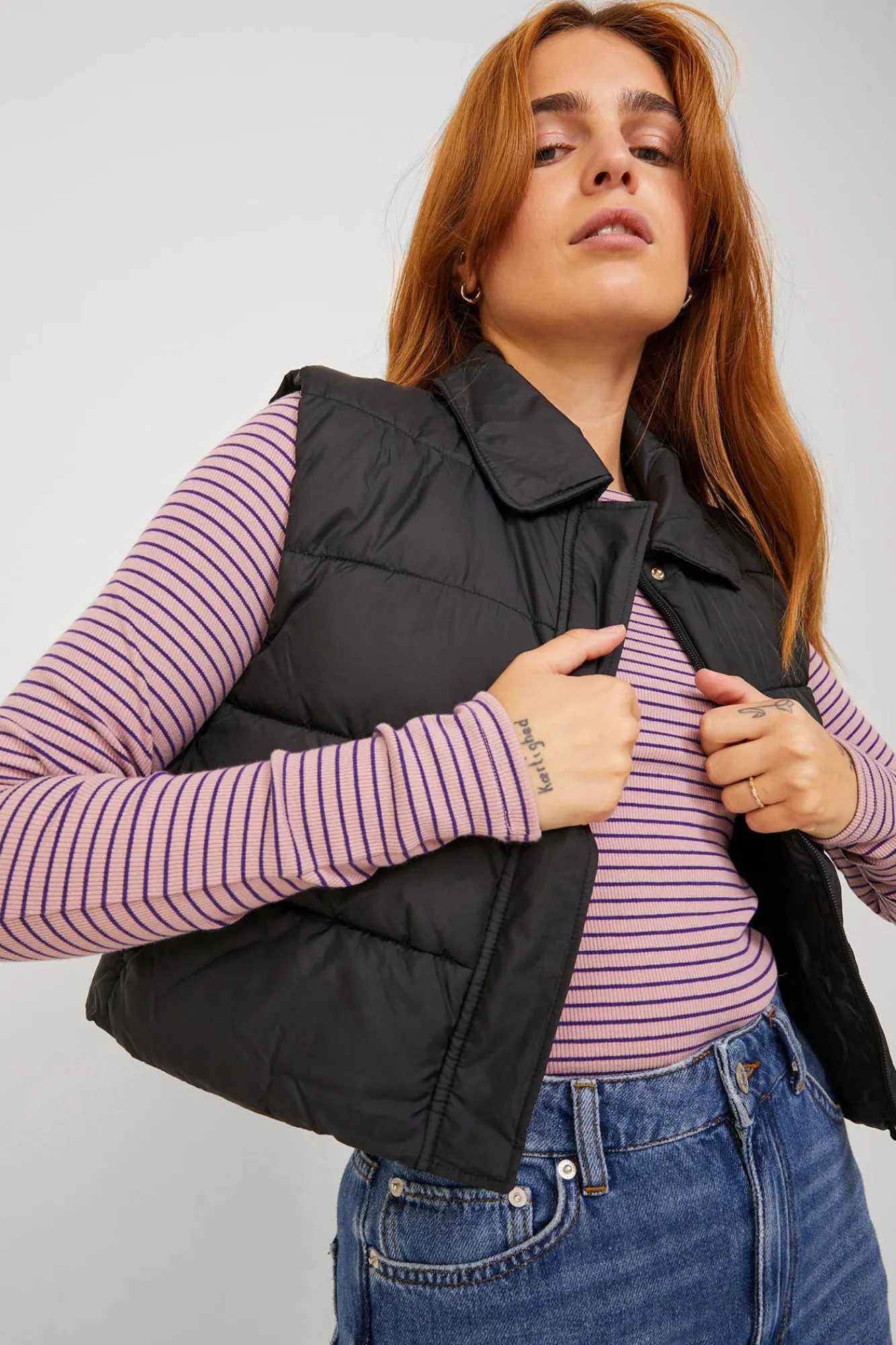 Jack & Jones Chaleco Acolchado Negro Discount
