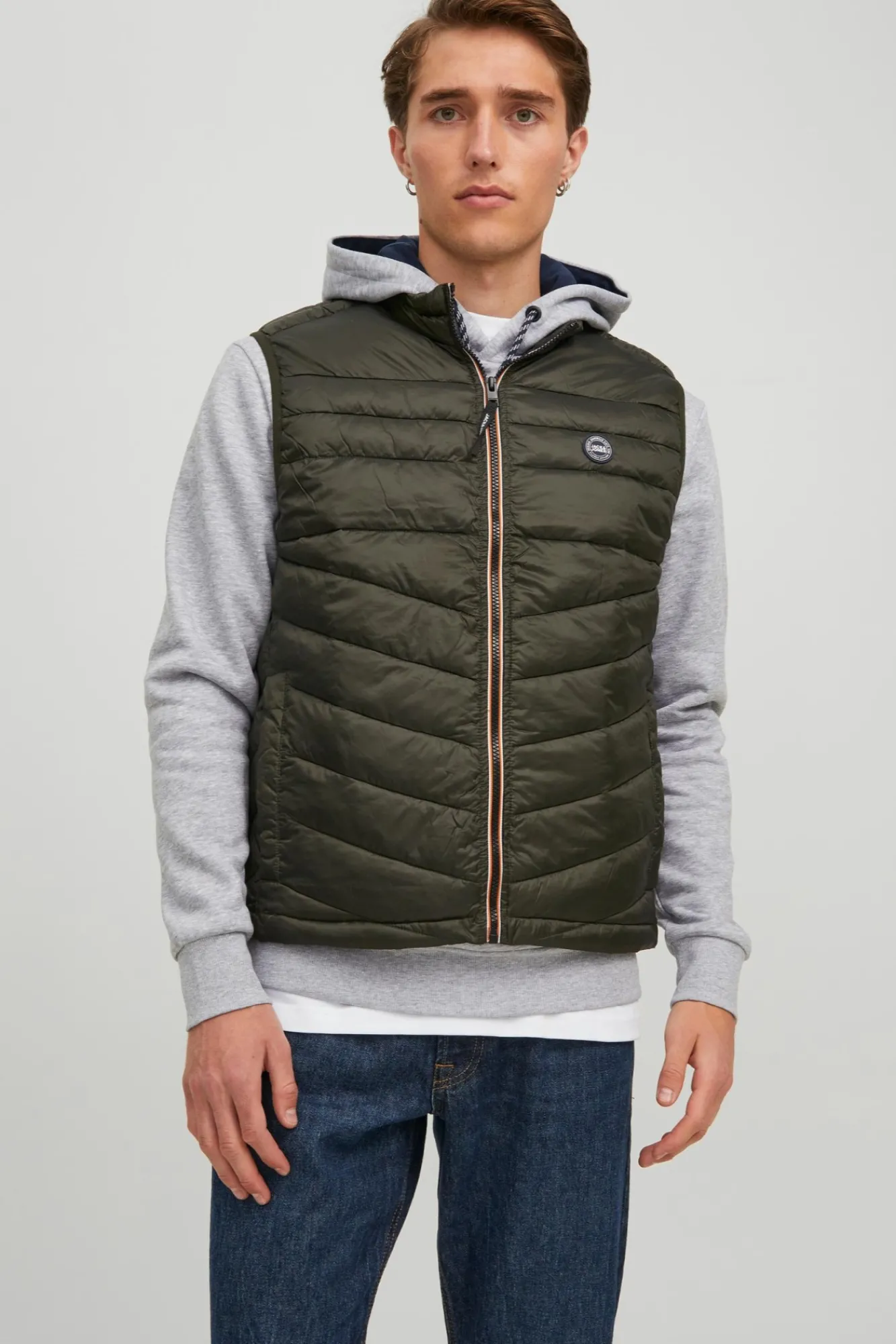 Jack & Jones Chaleco Acolchado Verde Outlet