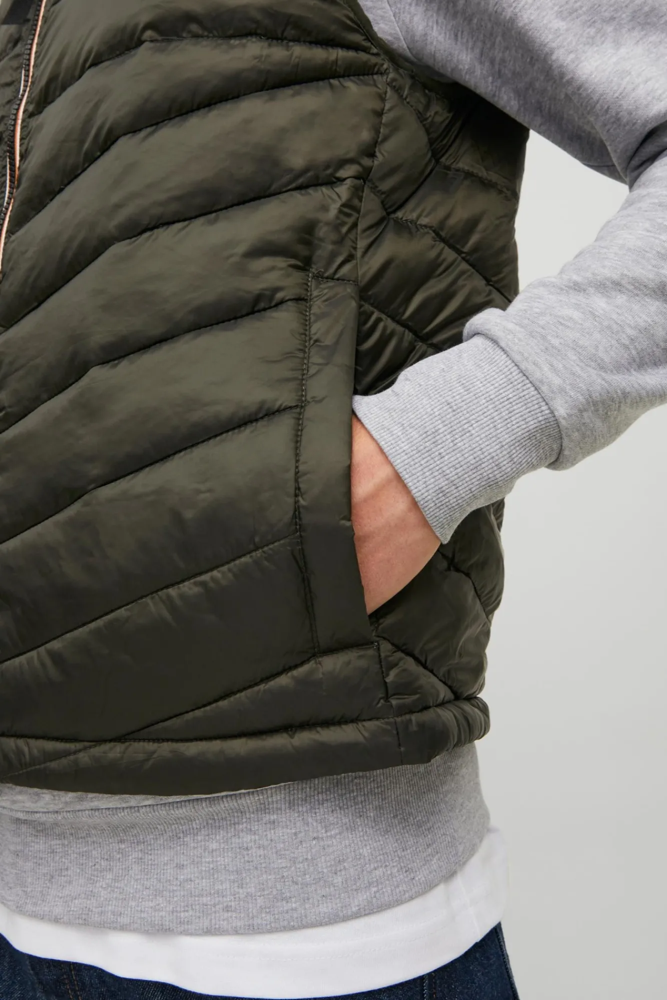 Jack & Jones Chaleco Acolchado Verde Outlet