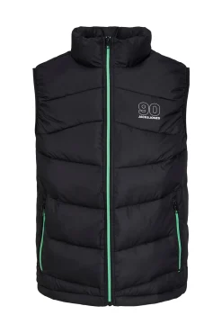 Jack & Jones Chaleco Acolchado Negro New