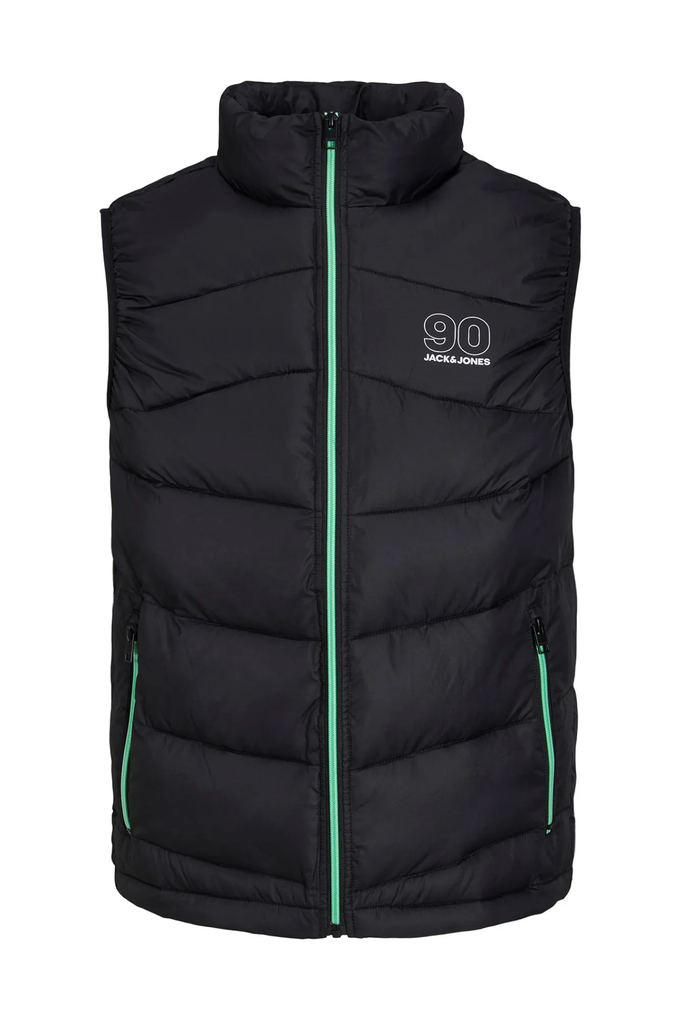 Jack & Jones Chaleco Acolchado Negro New