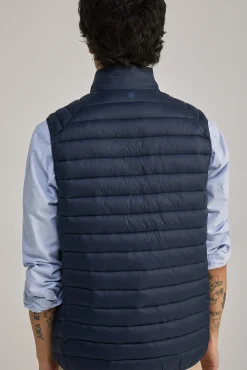 * Chaleco Acolchado Azul Oscuro Discount