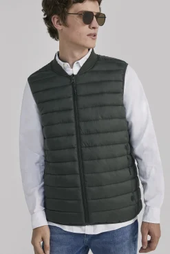 * Chaleco Acolchado Cuello Bomber Botella Discount