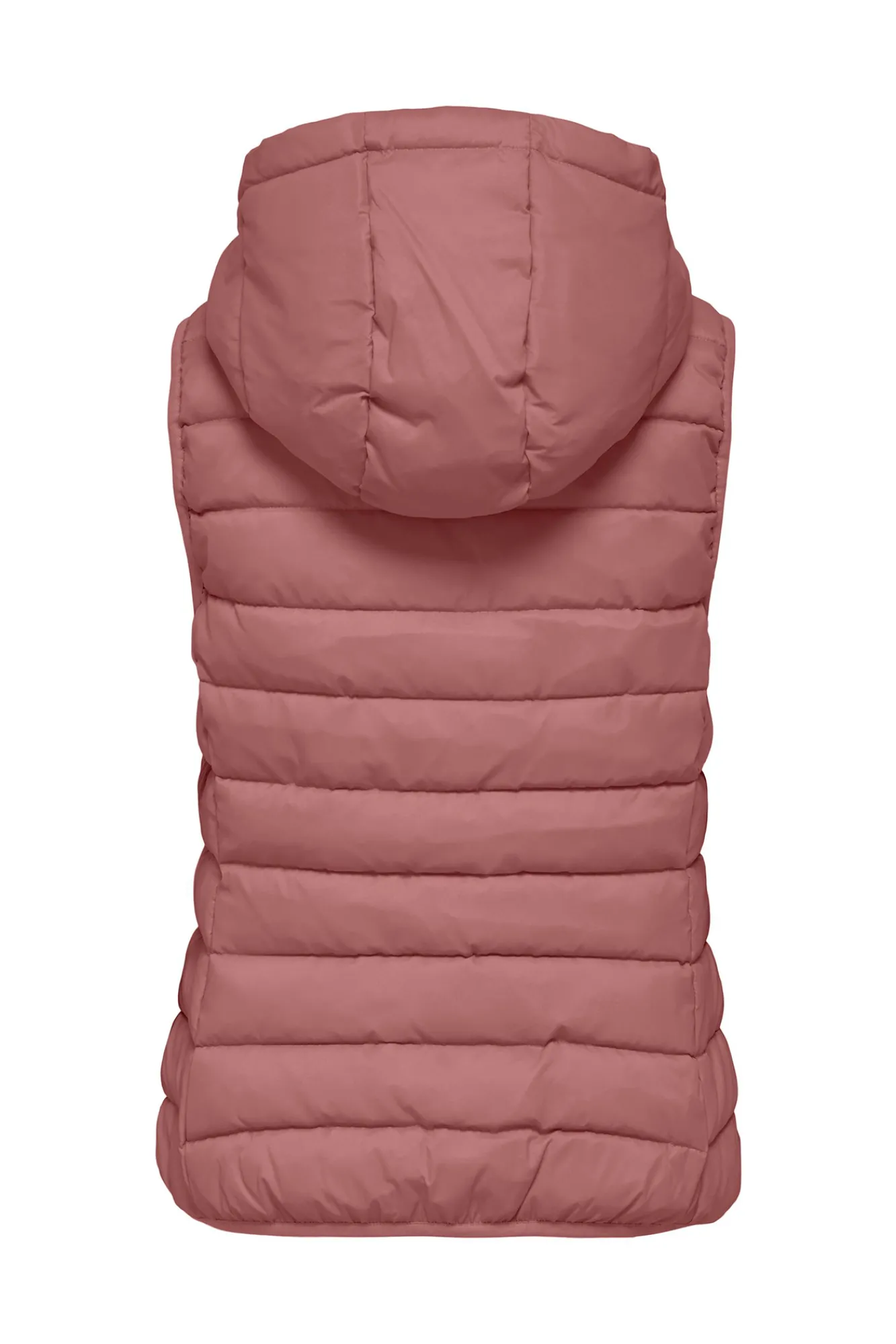 Only Chaleco De Mujer Ultraligero Con Capucha Rosa Clearance