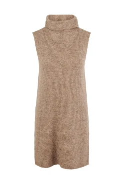 Pieces Chaleco De Punto Gris Medio Discount