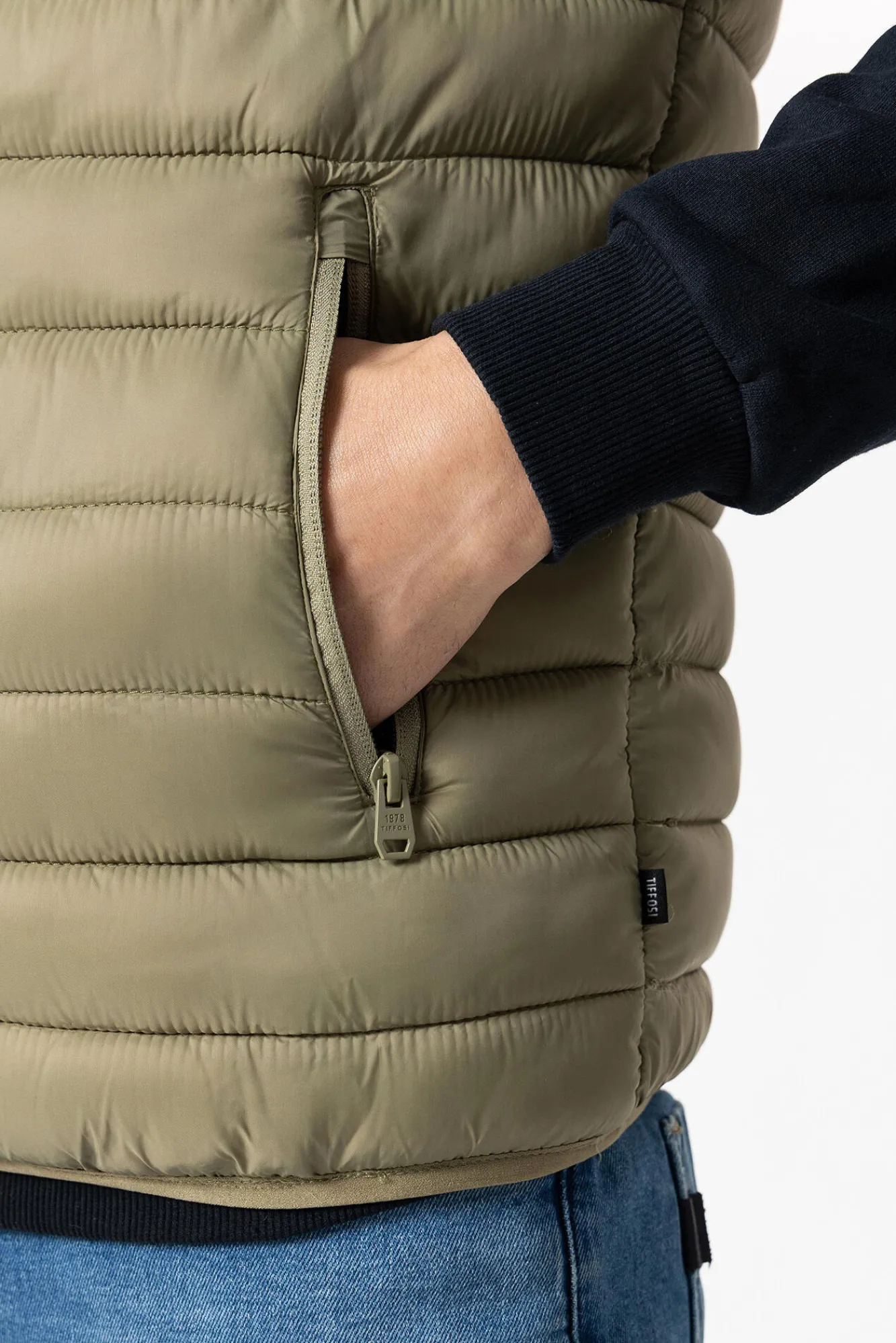 Tiffosi Chaleco Oliver Beige New