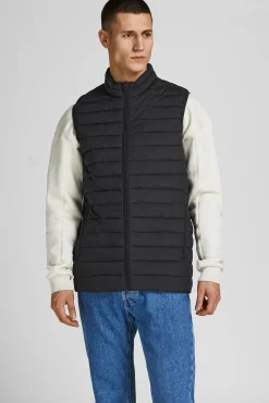Jack & Jones Chaleco Puffer Negro Discount