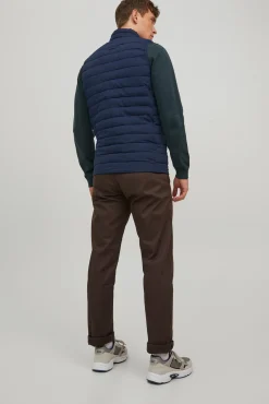 Jack & Jones Chaleco Puffer Navy Clearance
