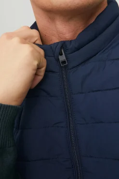 Jack & Jones Chaleco Puffer Navy Clearance