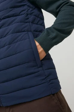 Jack & Jones Chaleco Puffer Navy Clearance