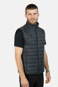 Izas Chaleco Relleno De Fibra Nis Gris Oscuro Hot