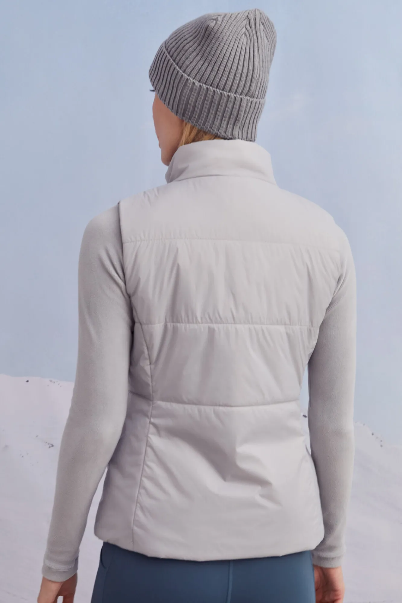 Dash and Stars Chaleco Termico Acolchado Gris Sale