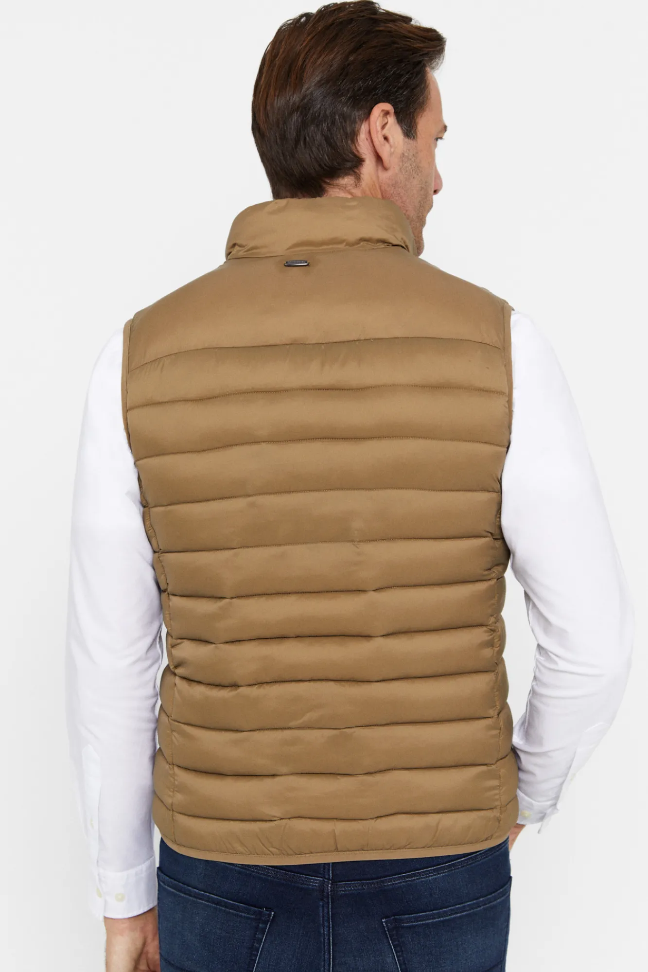 Cortefiel Chaleco Ultraligero Thermolite Beige Clearance