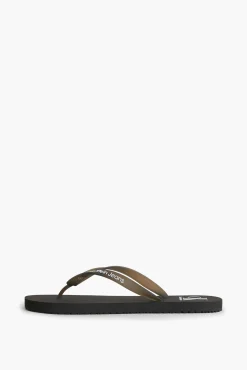 Calvin Klein Chancla Ck Jeans De Hombre Negro Discount