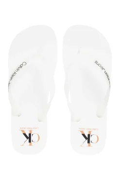 Calvin Klein Chancla Ck Jeans De Hombre Blanco Discount