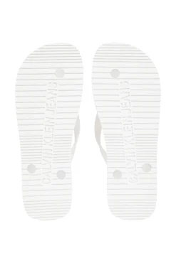Calvin Klein Chancla Ck Jeans De Hombre Blanco Discount