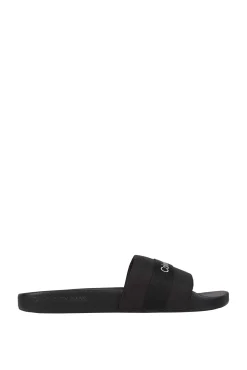 Calvin Klein Chancla Ck Jeans De Hombre Negro Hot