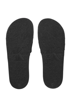 Calvin Klein Chancla Ck Jeans De Hombre Negro Hot