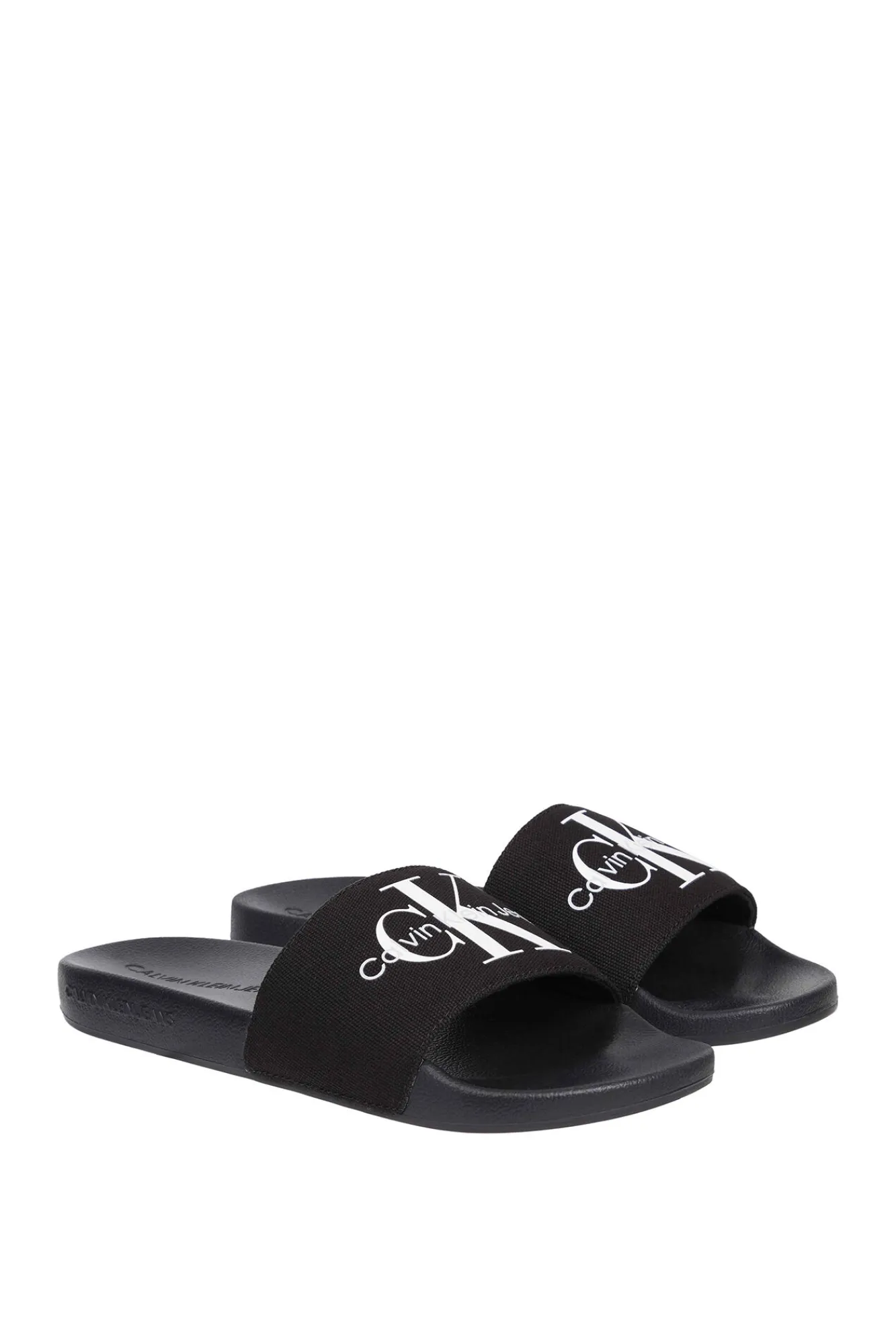 Calvin Klein Chancla Ck Jeans De Mujer Negro Online