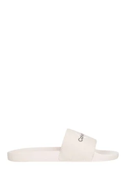 Calvin Klein Chancla Ck Jeans De Mujer Rosa New