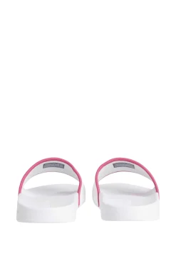 Calvin Klein Chancla Ck Jeans De Mujer Blanco New