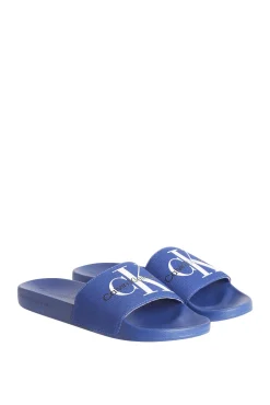 Calvin Klein Chancla De Hombre Azul Oscuro