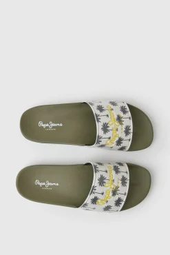 Pepe Jeans Chanclas De Playa Kaki Sale
