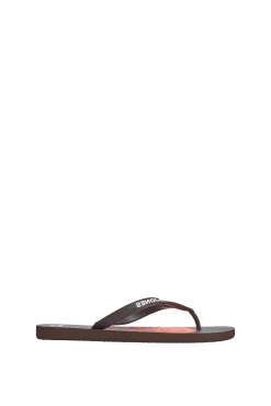 Jack & Jones Chanclas Estampadas Marron Medio Best