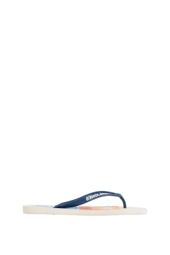 Jack & Jones Chanclas Estampadas Azul Medio Clearance